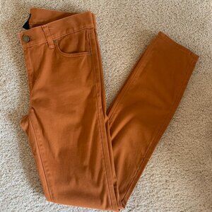 Ann Taylor Factory Women's Modern Fit Skinny Pant, Orange/Brown, size 2 EUC